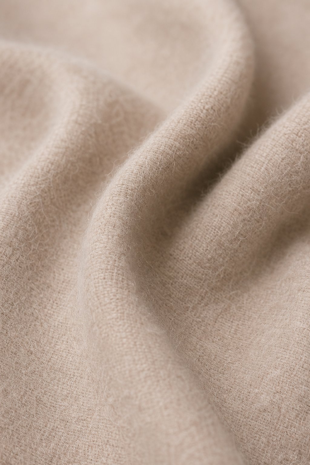 Camel-Hair Long Pointed Coat