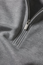 Chadsworth Half-Zip Gym Pullover in Grey