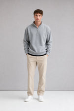 Chadsworth Half-Zip Gym Pullover in Grey