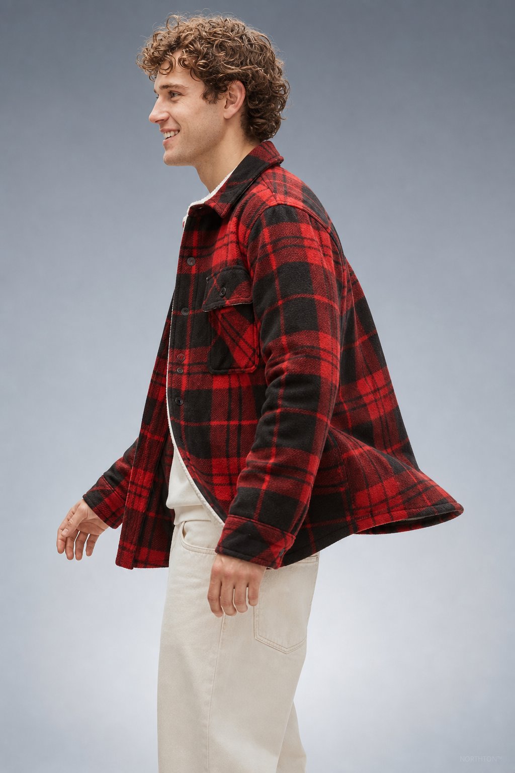 Nordic Woodsman Jacket in Maroon