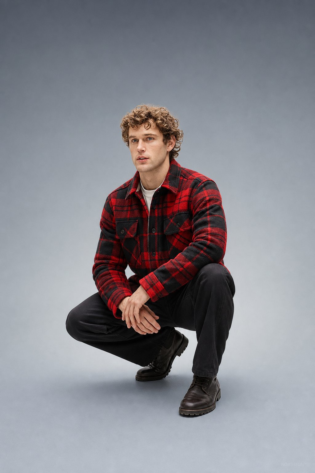 Nordic Woodsman Jacket in Maroon