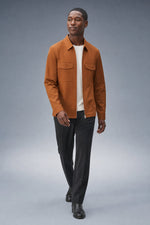 Northton Fall Coat in Fire Orange