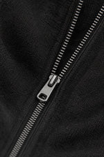 Sable Suede Jacket in Black