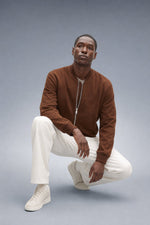 Sable Suede Jacket in Brown