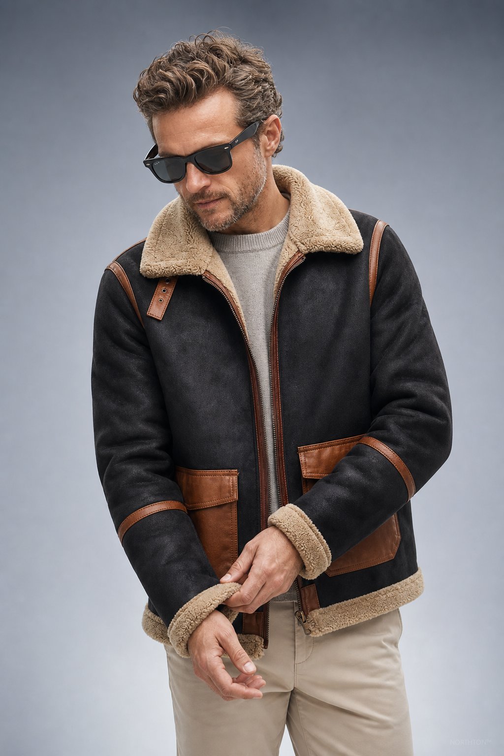 Vantage Velvet Fur Coat