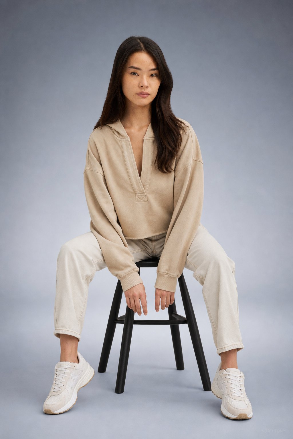 Weekender Comfort Hoodie in Beige