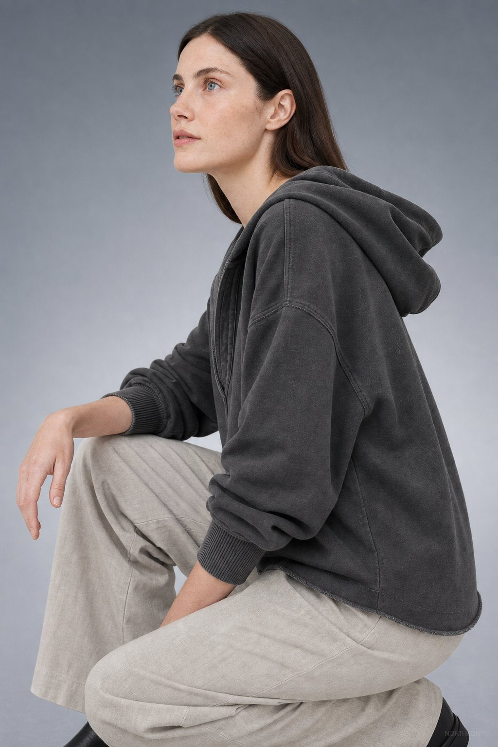 Weekender Comfort Hoodie in Gray